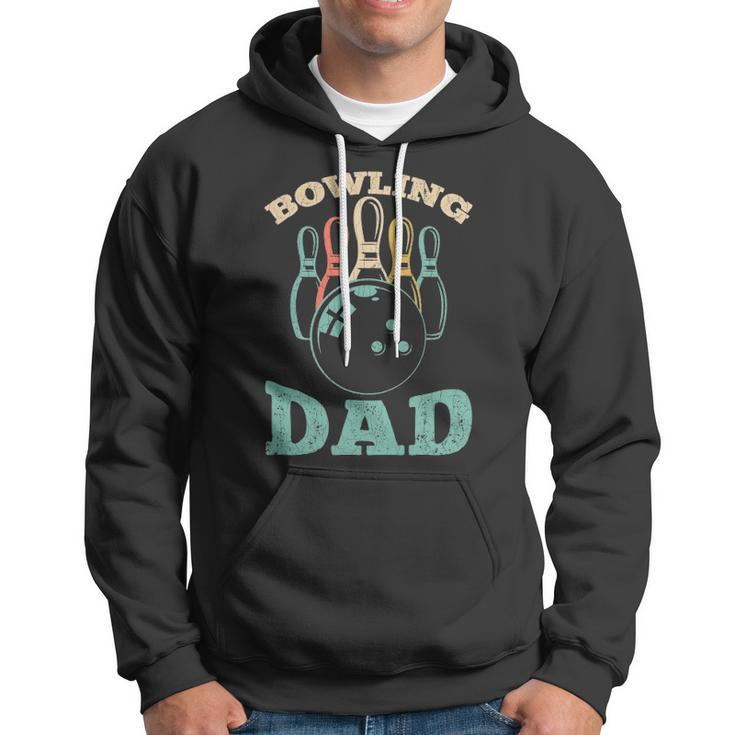 Bowling Dad Funny Bowler Graphic For Fathers Day Hoodie