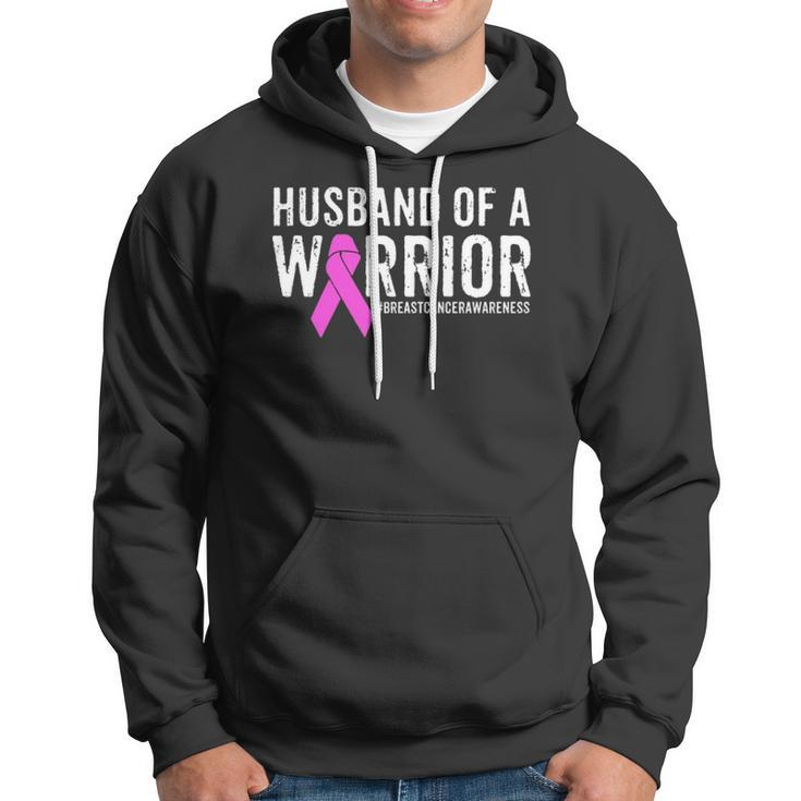 Breast Cancer Husband Awareness Husband Of A Warrior Hoodie