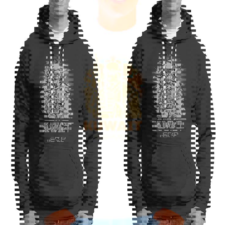 Camo Dd214 Alumni Usa American Military Dad I Served Kuwait Hoodie