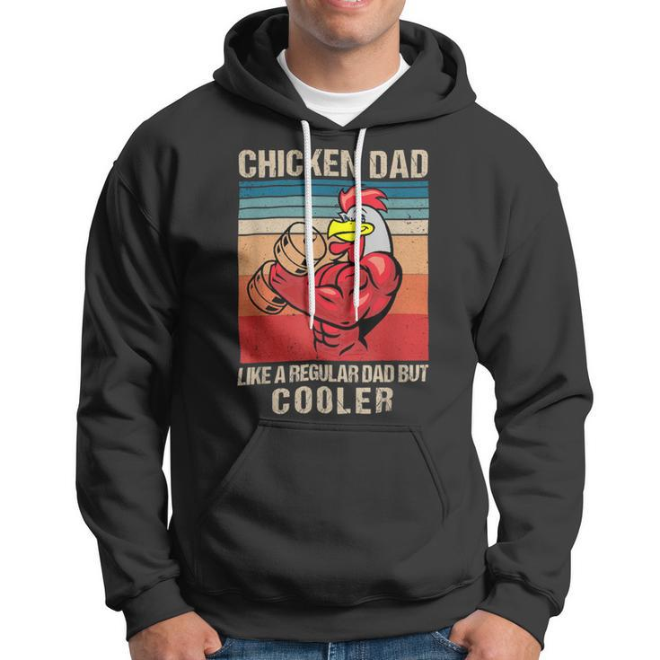 Chicken Chicken Chicken Dad Like A Regular Dad Farmer Poultry Father Day_ V4 Hoodie