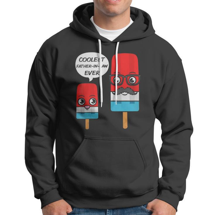 Coolest Father-In-Law Ever Fathers Day Popsicle Ice Cream Hoodie