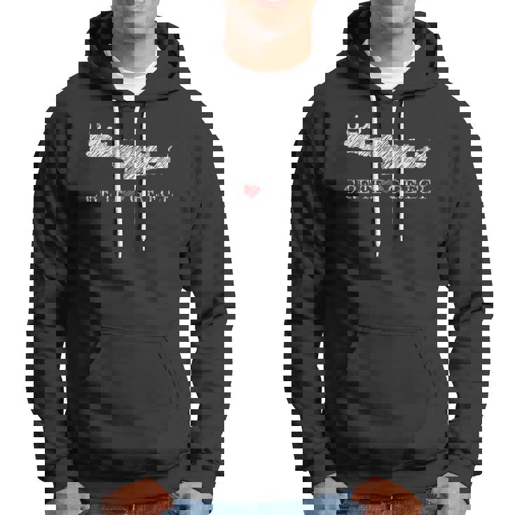 Crete Greece Greek Greece Map Hoodie