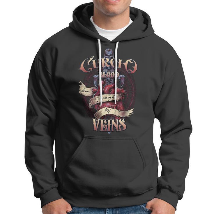 Curcio Blood Runs Through My Veins Name Hoodie