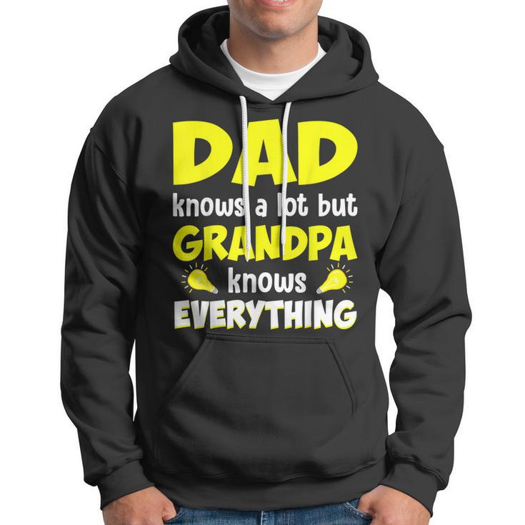 Dad Knows A Lot But Grandpa Know Everything Father Day Hoodie