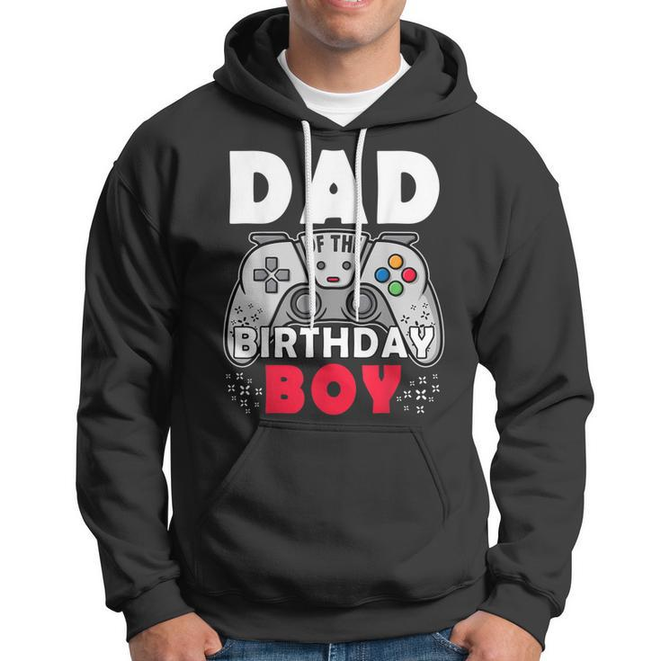 Dad Of Birthday Boy Time To Level Up Video Game Birthday Hoodie