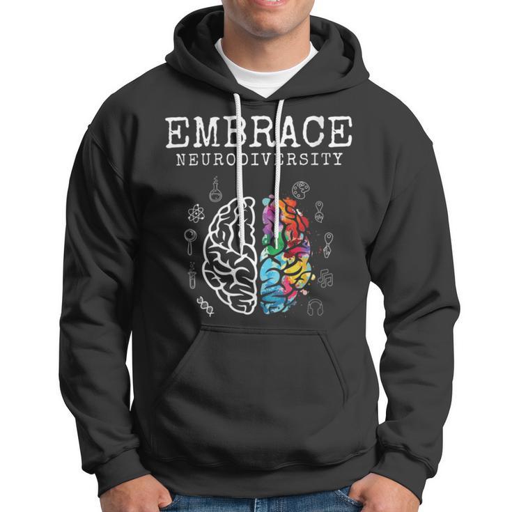 Embrace Neurodiversity Funny V2 Hoodie