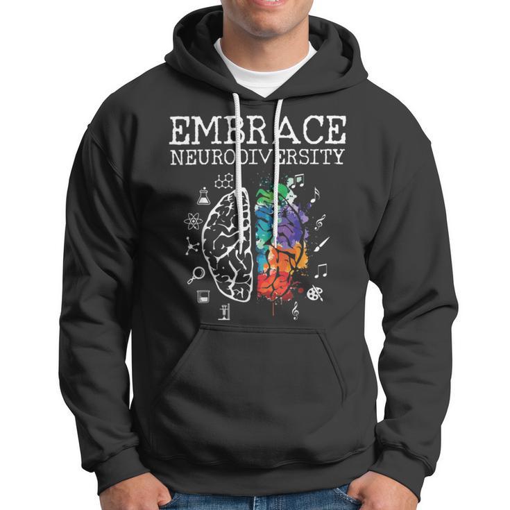 Embrace Neurodiversity Funny V5 Hoodie