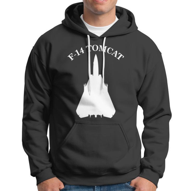 F-14 Tomcat Military Fighter Jet Design On Front And Back Hoodie