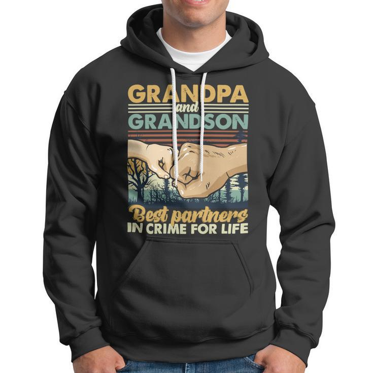 Father Grandpa And Grandson Best Partners In Crime For Life 113 Family Dad Hoodie
