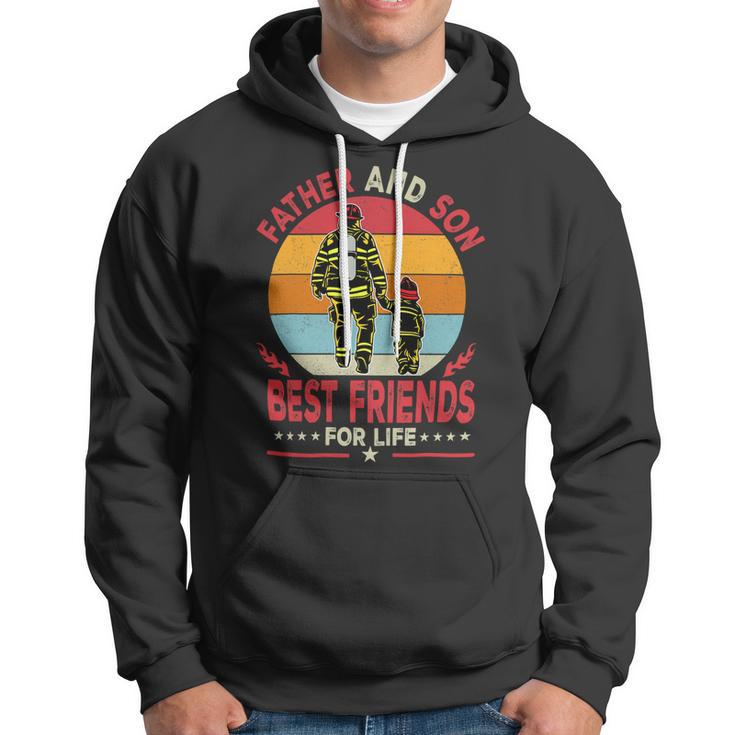 Father Grandpa And Son Firefighter Best Friends For Life Fathers Day 262 Family Dad Hoodie