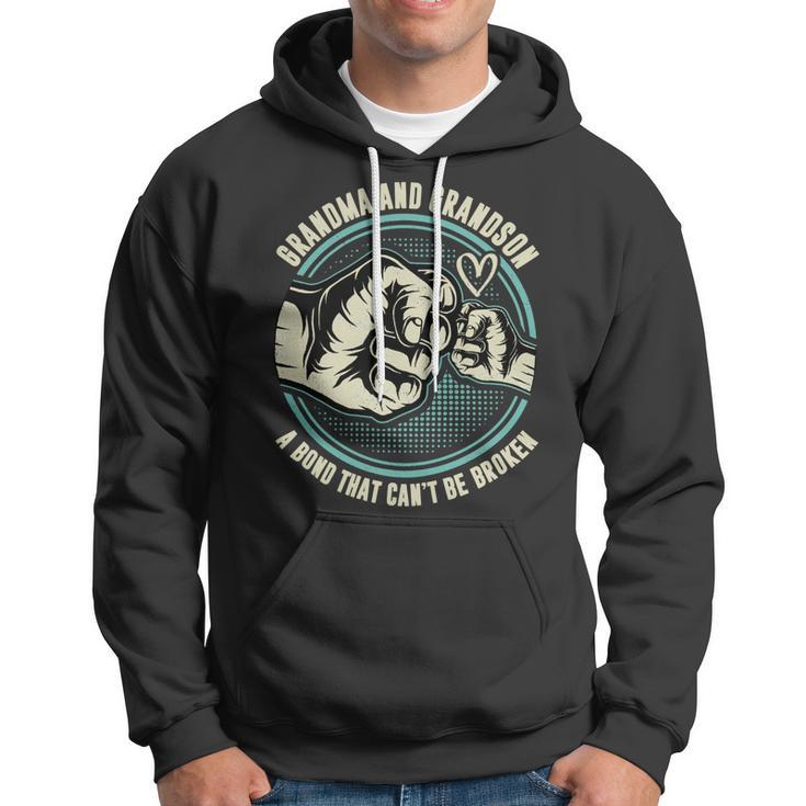 Father Grandpa Vintage Grandma And Grandson Bond That Cant Be Broken Family Dad Hoodie