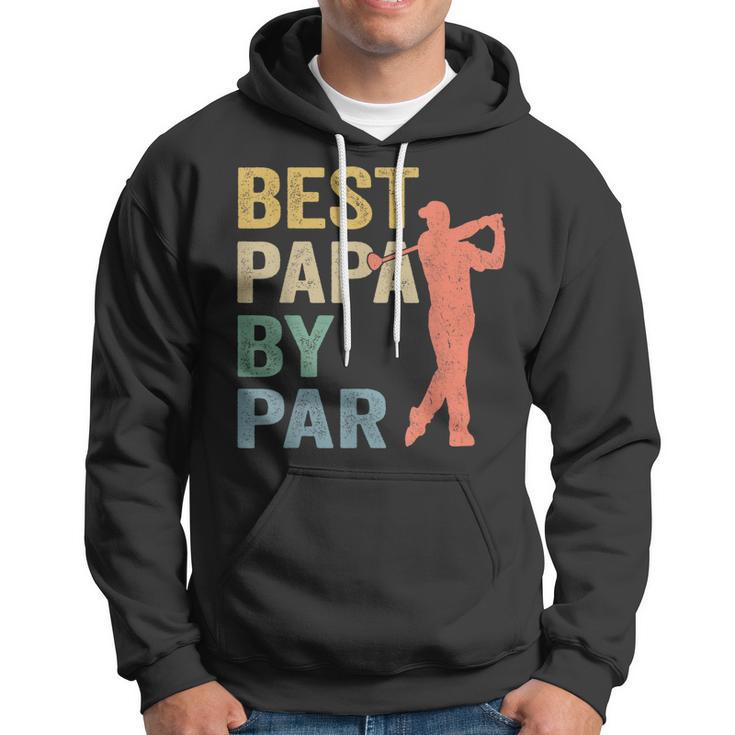 Funny Best Papa By Par Fathers Day Golf Gift Grandpa  Hoodie