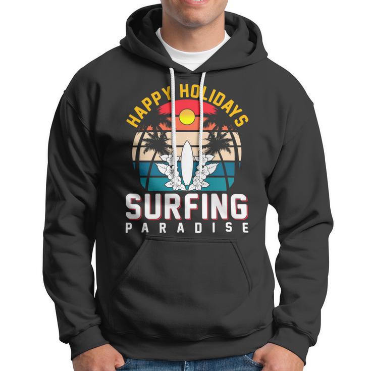 Funny Enjoy The Summer Holiday Summer Surfing Paradise Hoodie