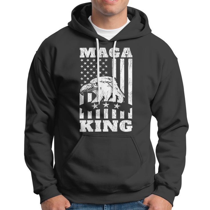 Funny Maga King Trump Supporter Gift Maga King Hoodie