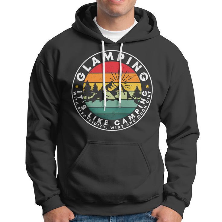 Glamping Definition Glamper Camping Hoodie