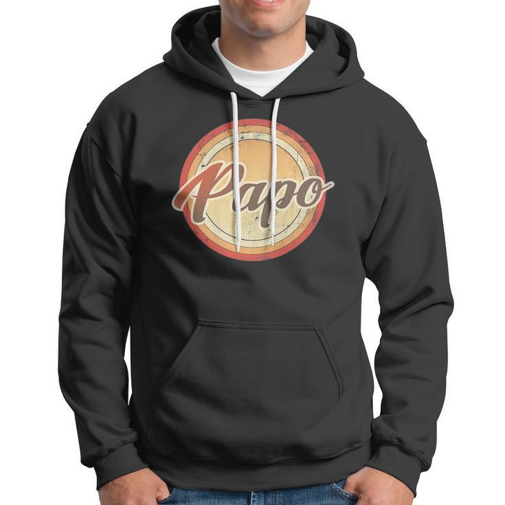 Graphic 365 Papo Vintage Retro Fathers Day Funny Men Gift Hoodie