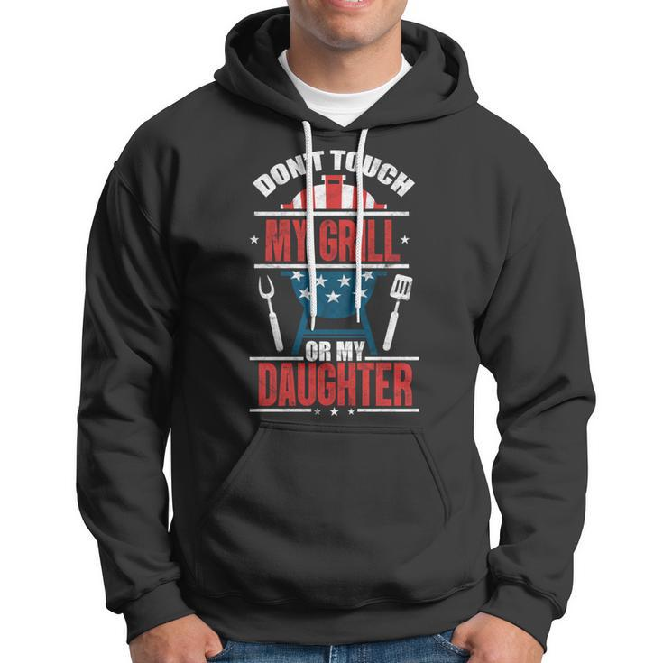 Grill Usa Flag 4Th Of July Patriotic Barbeque Dad Daddy Hoodie