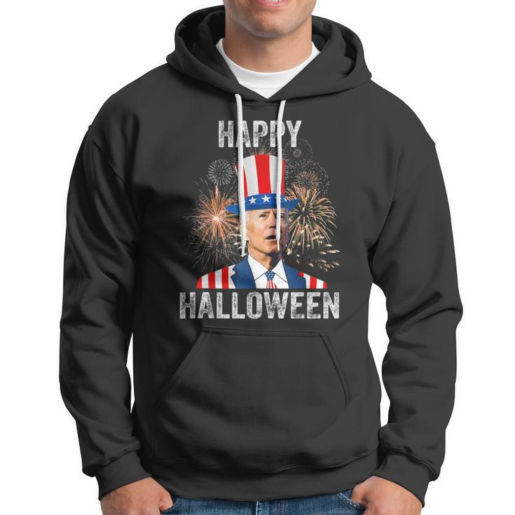 Halloween Funny Happy 4Th Of July Anti Joe Biden Hoodie
