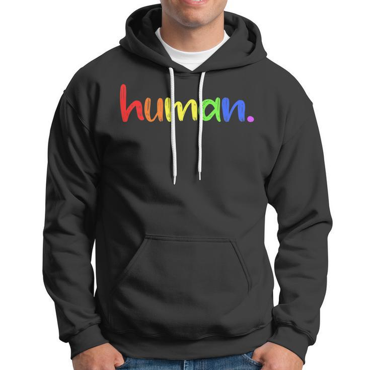 Human Lgbt Gift Lesbian Pride Gay Pride Lgbt Pride Hoodie