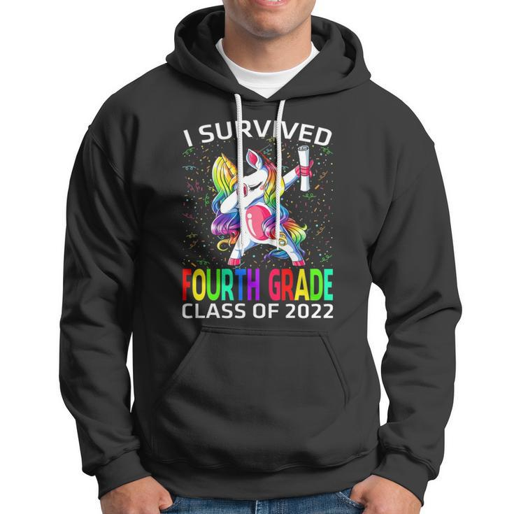 I Survived Fourth Grade Class Of 2022 Graduate Unicorn Hoodie