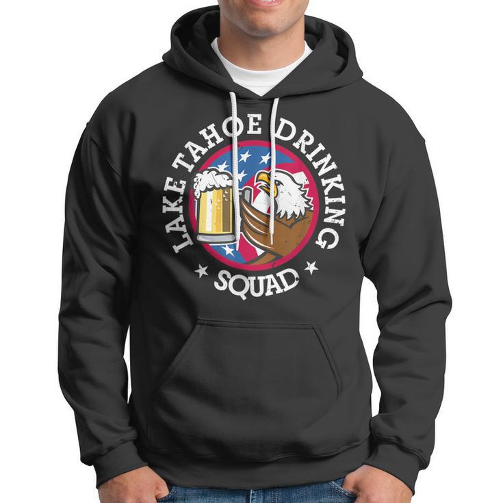 Lake Tahoe Drinking Squad July 4Th Party Costume Beer Lovers Hoodie