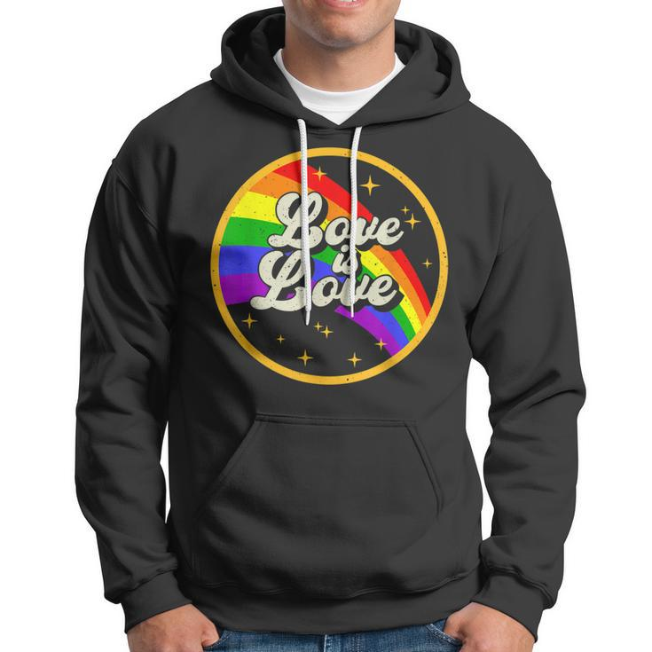 Love Is Love Rainbow Lgbt Gay Lesbian Pride Hoodie