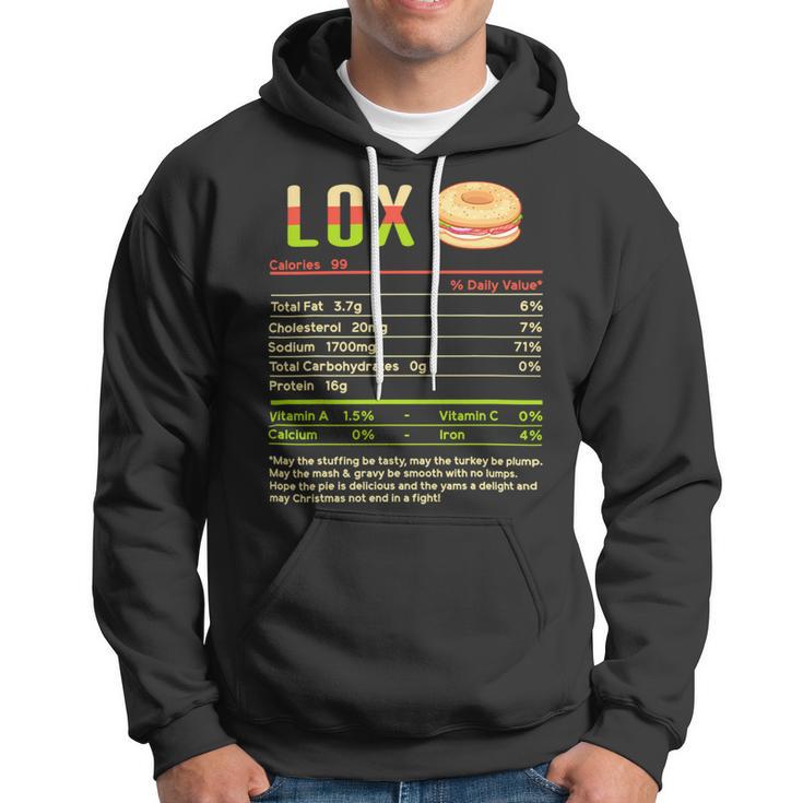 Lox Nutrition Facts Funny Christmas 12 Shirt Hoodie