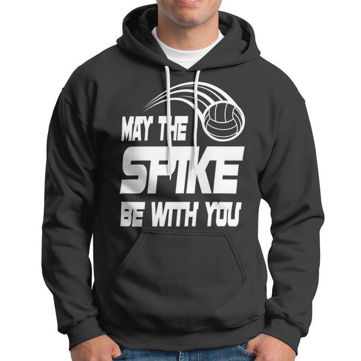 May The Spike Be With You Funny Volleyball Hoodie