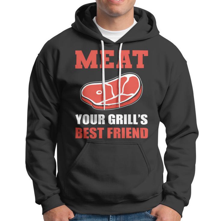 Meat Your Grill’S Best Friend Butcher Chef Cook Bbq Hoodie