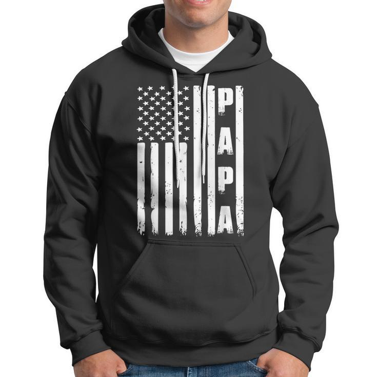 Mens Fathers Day - Best Dad Ever Usa American Flag Hoodie