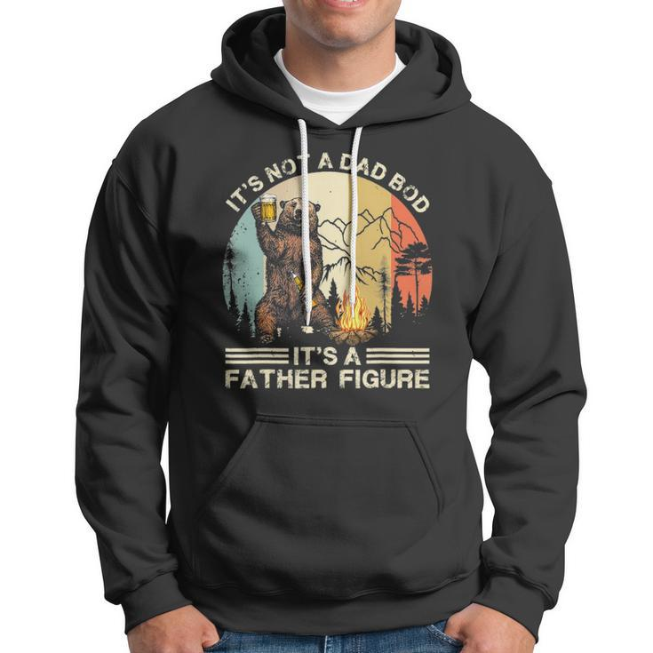 Mens Funny Bear Camping - Its Not A Dad Bod Its A Father Figure Hoodie