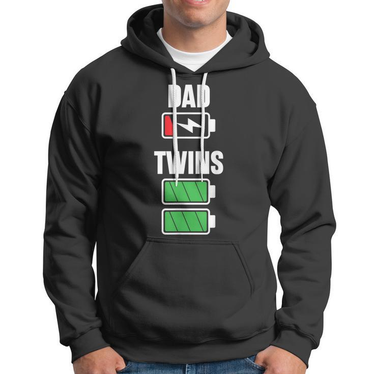 Mens Funny Dad Fathers Day Birthday Twins Twin Dad Hoodie