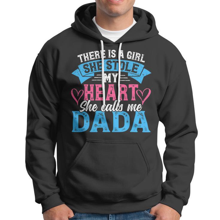 Mens Funny Fathers Day Shirt A Girl She Calls Me Dada Grandpa 7 Shirt Hoodie