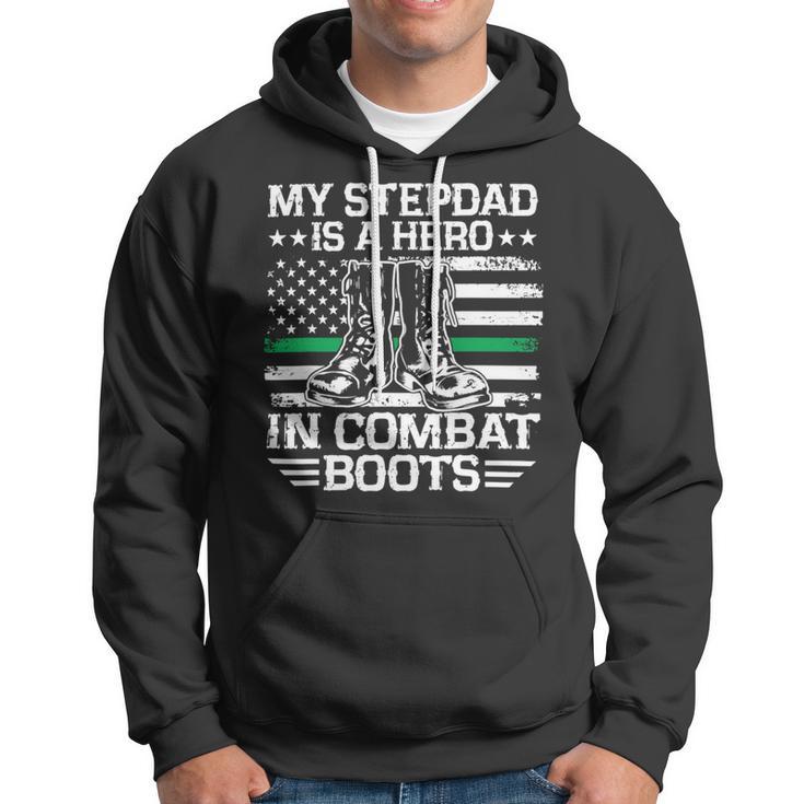 My Stepdad Is A Hero In Combat Boots 684 Shirt Hoodie