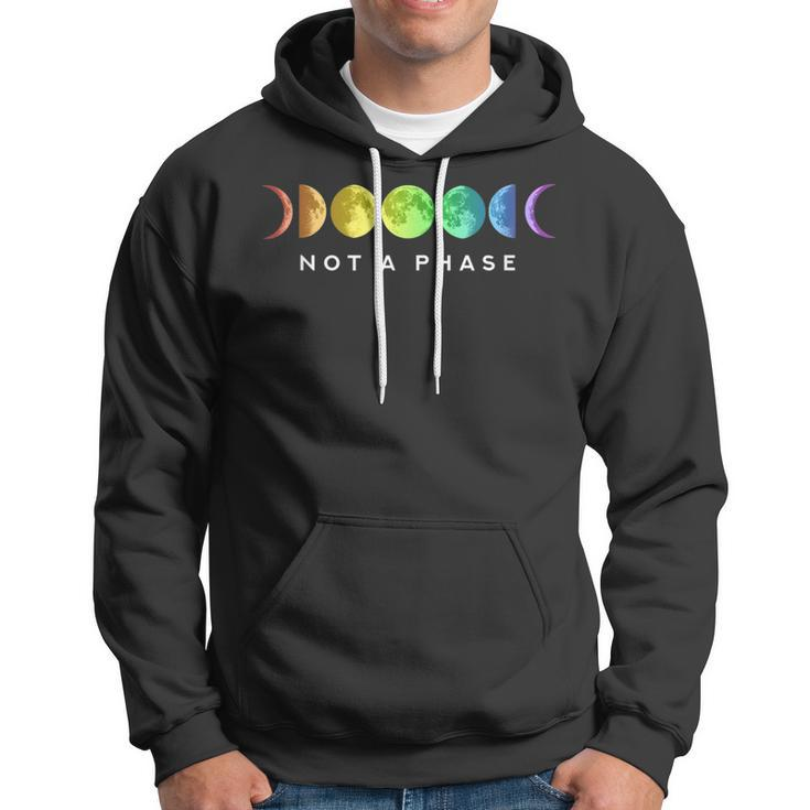 Not A Phase Moon Lgbt Gay Pride Hoodie