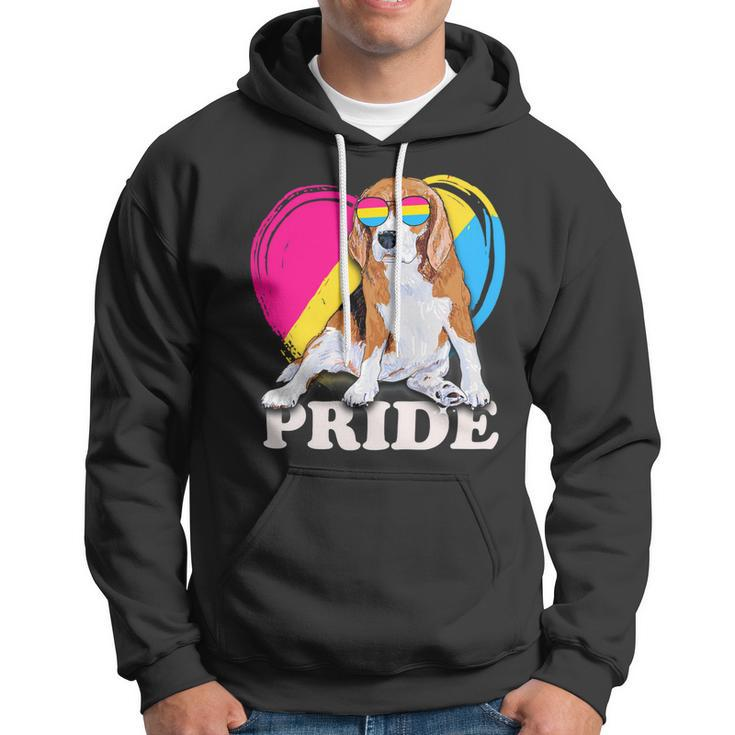 Pansexual Beagle Rainbow Heart Pride Lgbt Dog Lover 56 Beagle Dog Hoodie