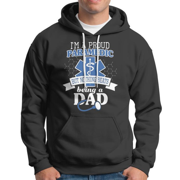 Paramedic And Proud Dad Cool Gift For Daddy Emt Father Hoodie
