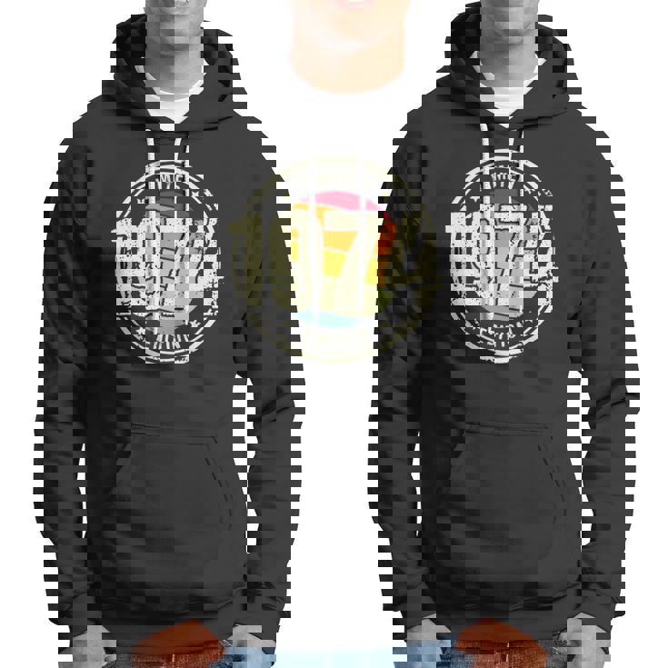 Retro 48 Years Old Vintage 1974 Limited Edition 48Th Birthday Hoodie