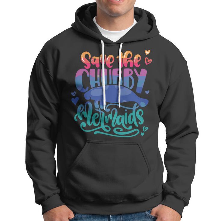 Save The Chubby Mermaids Funny Mermaid Hoodie