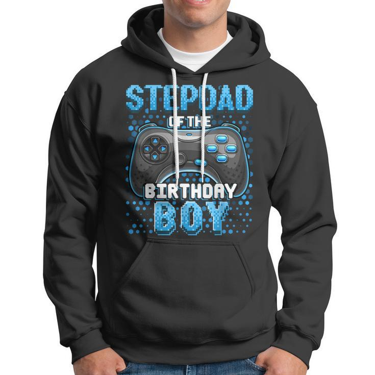 Stepdad Of The Birthday Boy Matching Family Video Game Party Hoodie