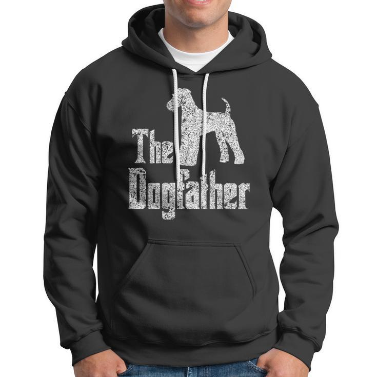 The Dogfather Airedale Terrier Silhouette Funny Dog Hoodie