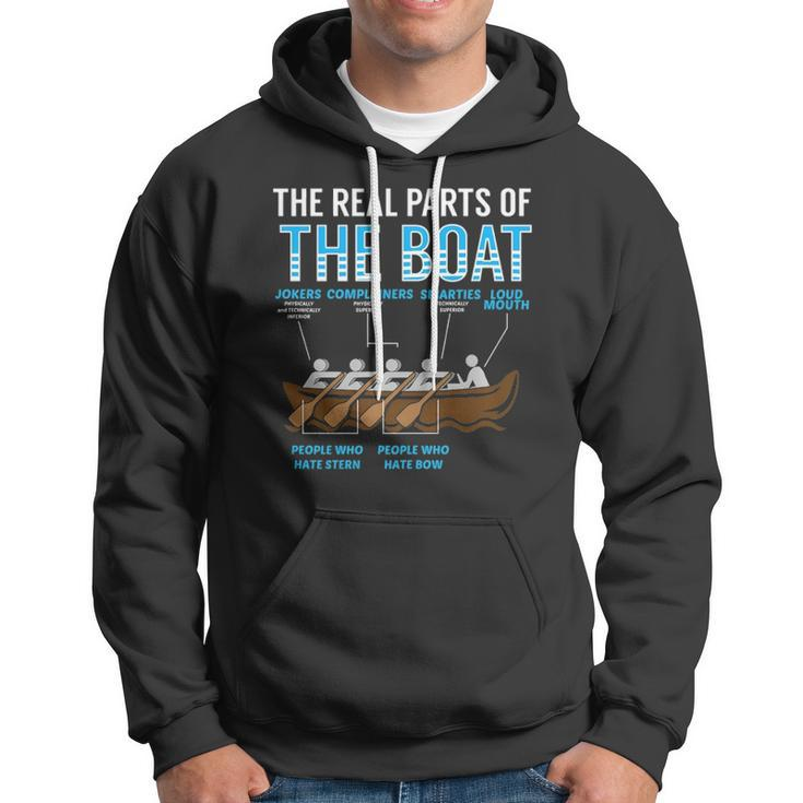 The Real Parts Of The Boat Rowing Gift Hoodie
