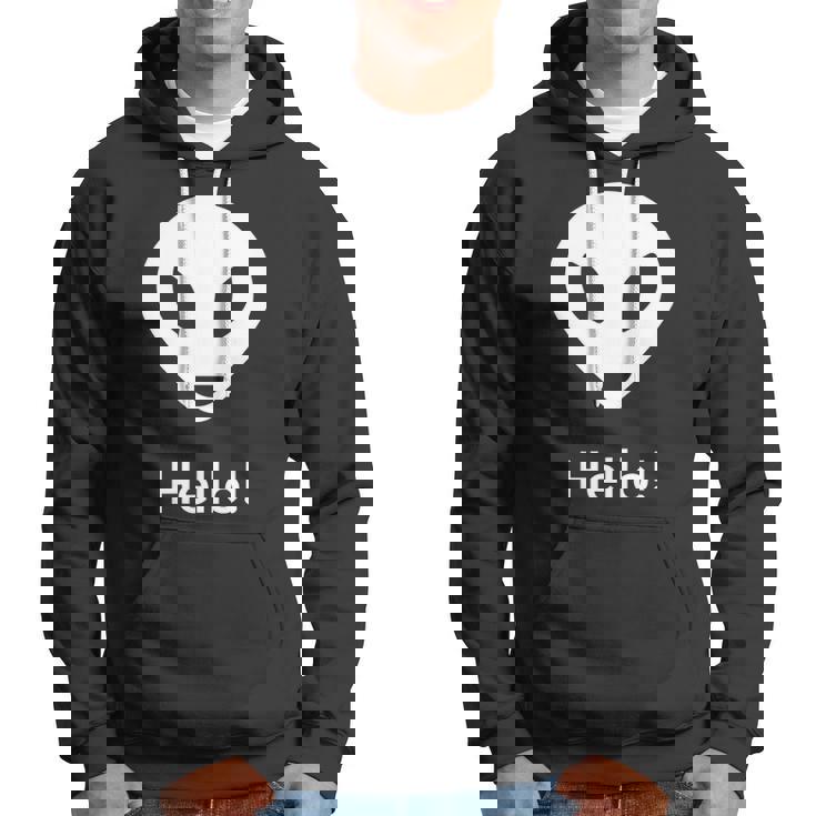 Ufo Alien Hello Science Fiction Lover Hoodie