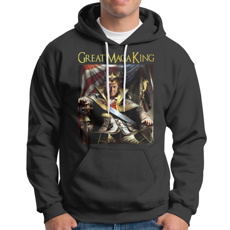 Ultra Maga Great Maga King Shirt Great Maga King Trump 2024 Hoodie