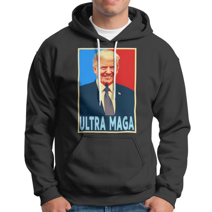 Ultra Maga President Donald Trump Gift Hoodie