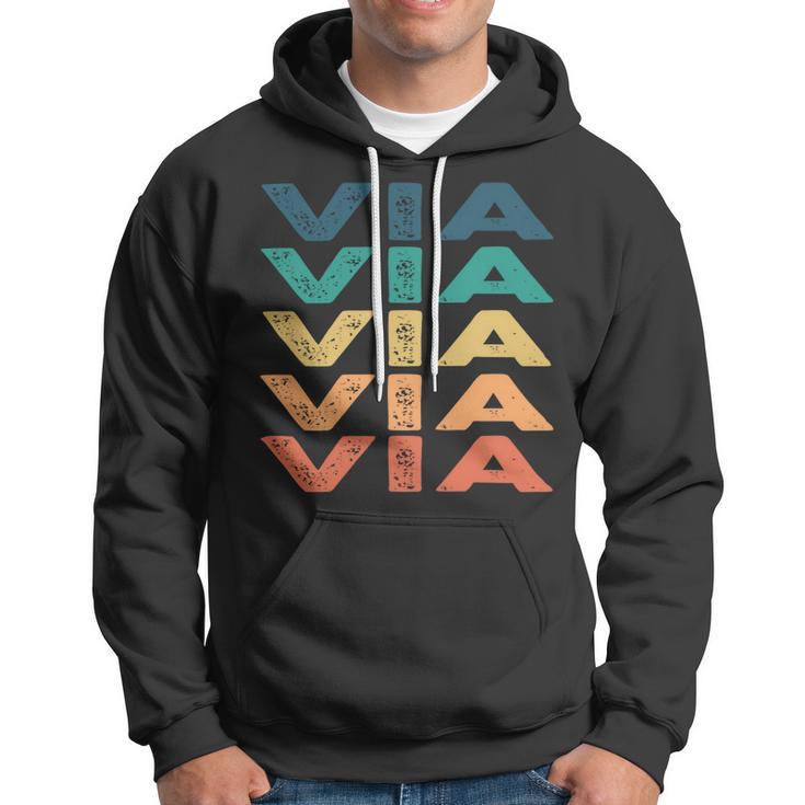 Via Name Shirt Via Family Name Hoodie