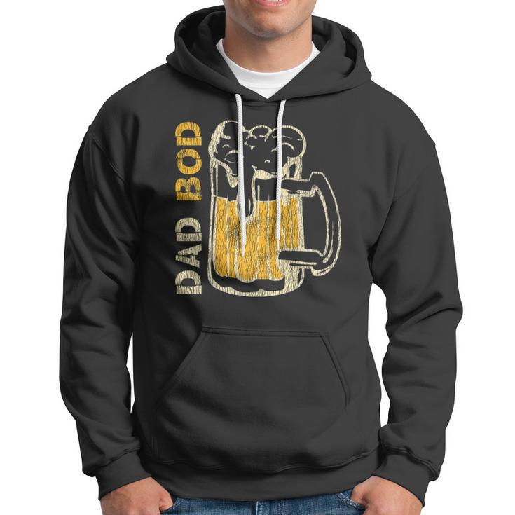 Vintage Its Not A Dad Bod Its Father Dad Figure Drinking Hoodie