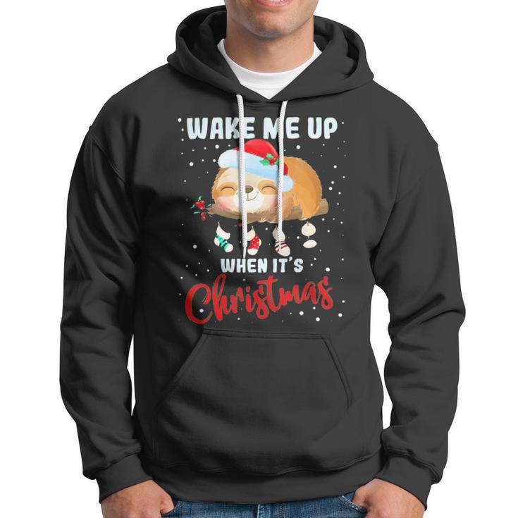 Wake Me Up When Its Christmas 819 Shirt Hoodie