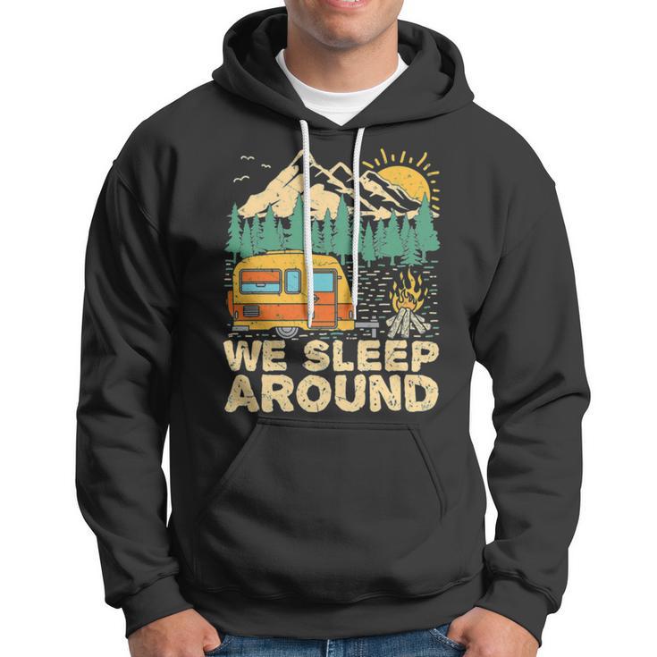 We Sleep Funny Camping Hoodie