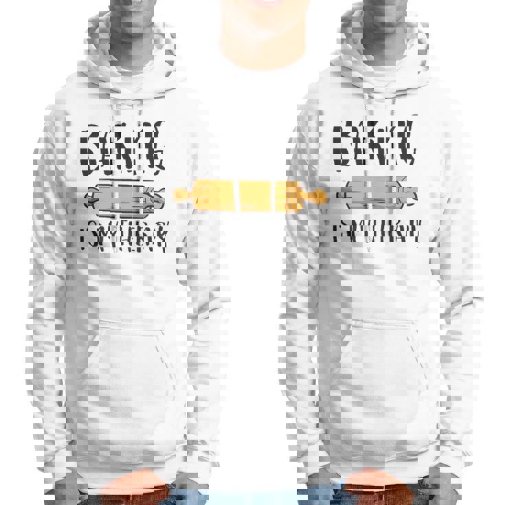 Baking Is My Therapy Funny Cookie Baking Baker Hoodie Baking Is My Therapy Funny Cookie Baking Baker Hoodie